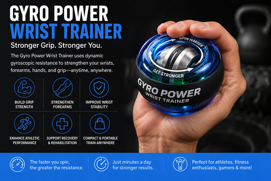 Grip Strength Training: Why the Gyro Power Wrist Trainer Is the Secret to Stronger Forearms, Better Performance, and Faster Recovery
