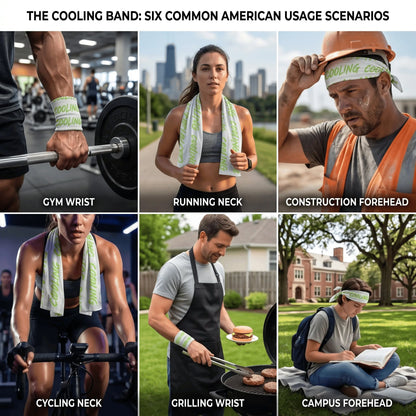Instant Cooling Scented Towels – Portable Cooling Sports Towels for Gym, Travel & Outdoors