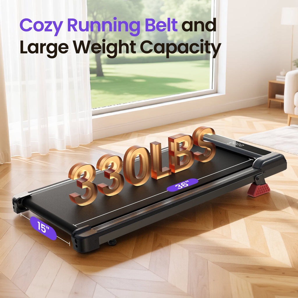 Transform Your Workspace with the AQUVII 4-in-1 Under Desk Treadmill - Compact, Portable, and Perfect for Home & Office!