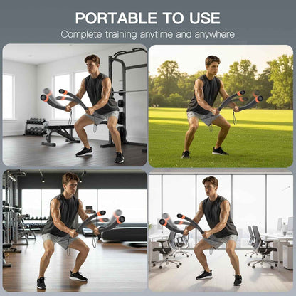 Cordless Battle Ropes – Portable HIIT Workout for Home & Travel