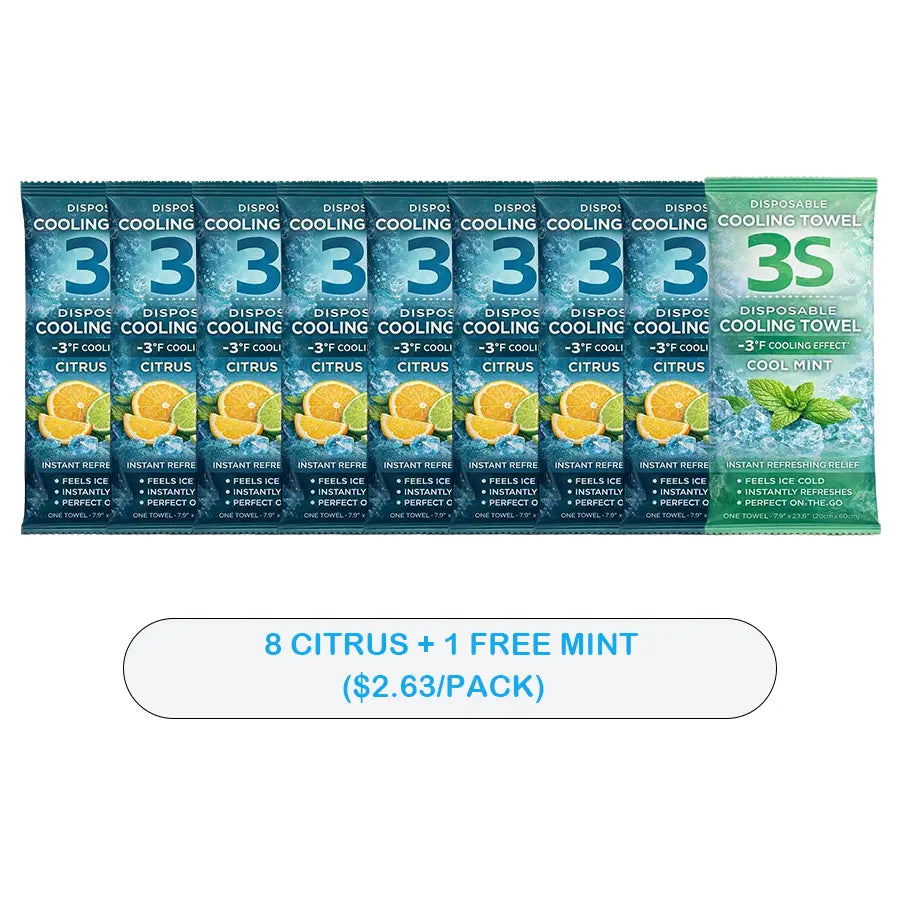 Instant Cooling Scented Towels – Portable Cooling Sports Towels for Gym, Travel & Outdoors