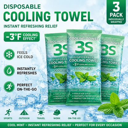 Instant Cooling Scented Towels – Portable Cooling Sports Towels for Gym, Travel & Outdoors