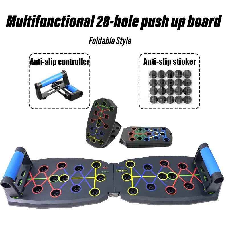 5-In-1 Push Up Board – Full Upper Body Home Gym | 28 Positions