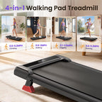 Transform Your Workspace with the AQUVII 4-in-1 Under Desk Treadmill - Compact, Portable, and Perfect for Home & Office!