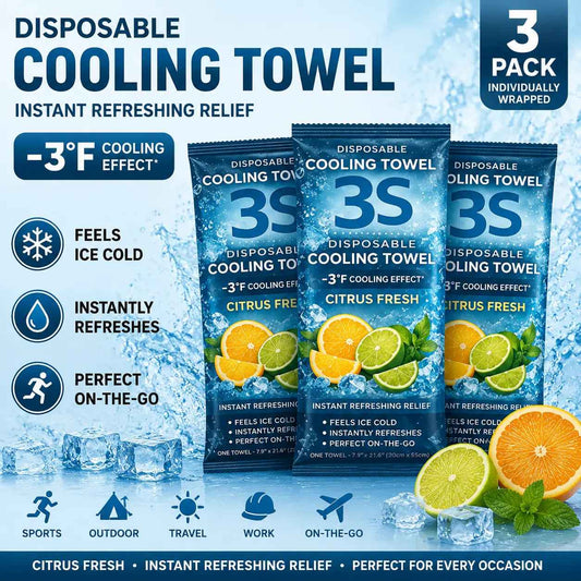 Instant Cooling Scented Towels – Portable Cooling Sports Towels for Gym, Travel & Outdoors