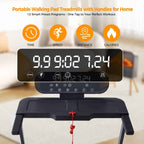 4-in-1 Walking Pad Treadmill – 3.5HP Foldable Home Treadmill, 400 lb Capacity