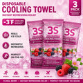 Instant Cooling Scented Towels – Portable Cooling Sports Towels for Gym, Travel & Outdoors
