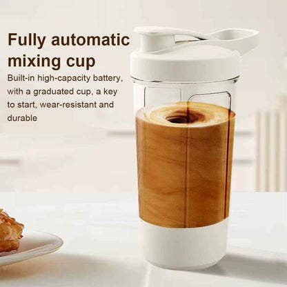 Rechargeable Electric Protein Shaker Bottle | Auto-Mixing BPA-Free Tritan Cup for Gym & Outdoor