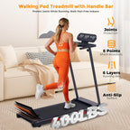 Elevate Your Fitness Journey with the 2026 Upgrade Walking Pad Treadmill - Compact, Foldable, and Powerful 3.5HP Design for Home Workouts, Supports Up to 400LBS, Speed Range 0.6-10.0MPH