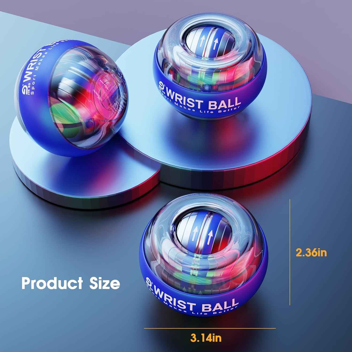Gyro™ Power Wrist Trainer – Forearm Strength, Grip & Recovery Ball