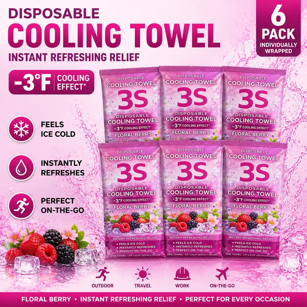 Instant Cooling Scented Towels – Portable Cooling Sports Towels for Gym, Travel & Outdoors