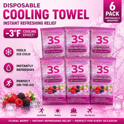 Instant Cooling Scented Towels – Portable Cooling Sports Towels for Gym, Travel & Outdoors