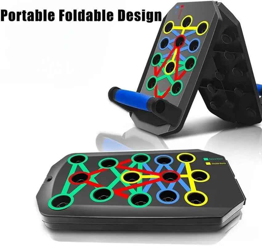 5-In-1 Push Up Board – Full Upper Body Home Gym | 28 Positions