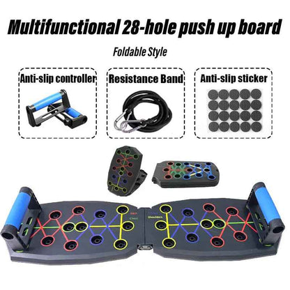 5-In-1 Push Up Board – Full Upper Body Home Gym | 28 Positions