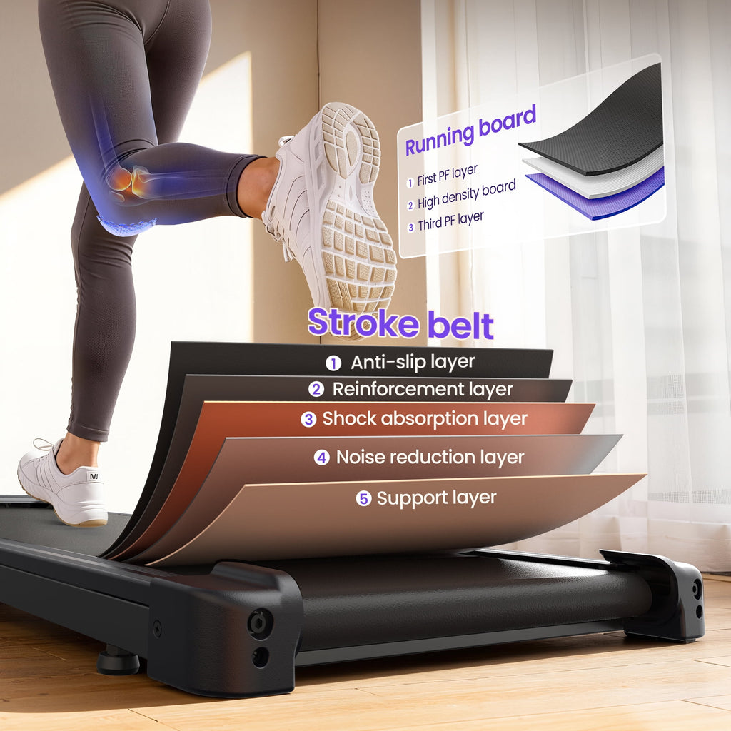 Transform Your Workspace with the AQUVII 4-in-1 Under Desk Treadmill - Compact, Portable, and Perfect for Home & Office!