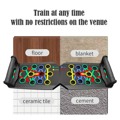 5-In-1 Push Up Board – Full Upper Body Home Gym | 28 Positions