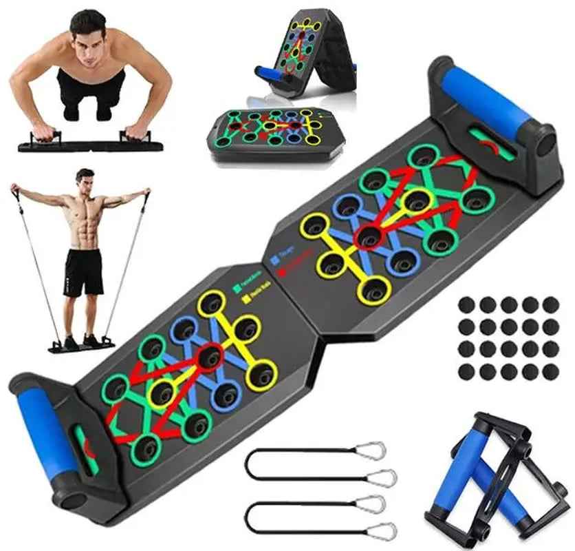 5-In-1 Push Up Board – Full Upper Body Home Gym | 28 Positions