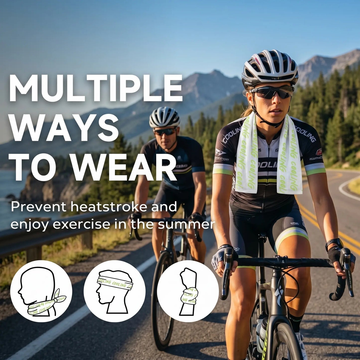 Instant Cooling Scented Towels – Portable Cooling Sports Towels for Gym, Travel & Outdoors