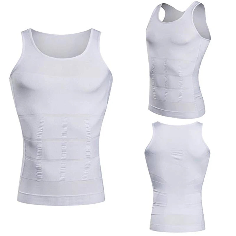 Men's Compression Tank Top | Slimming Body Shaper & Chest Flattener