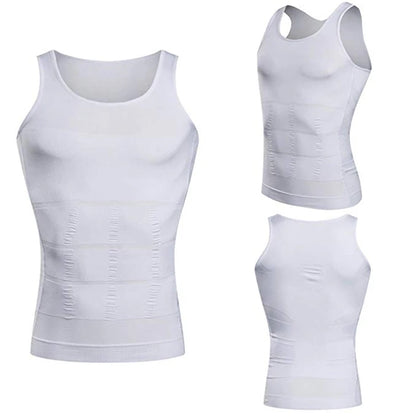 Men's Compression Tank Top | Slimming Body Shaper & Chest Flattener